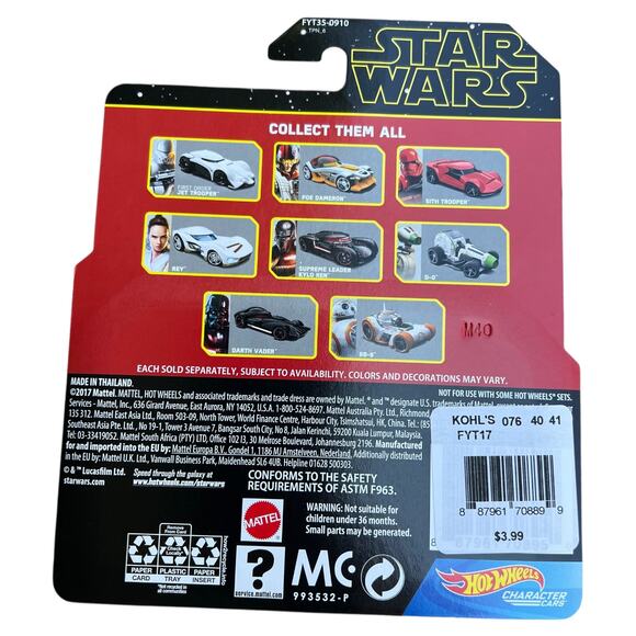Hot Wheels Star Wars First Appearance The Mandalorian Car - Picture 2 of 2